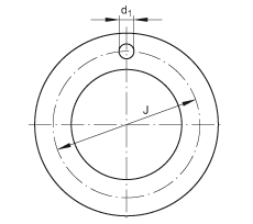 推力墊圈 EGW26-E40-B, 推力墊圈，免維護，帶銅襯